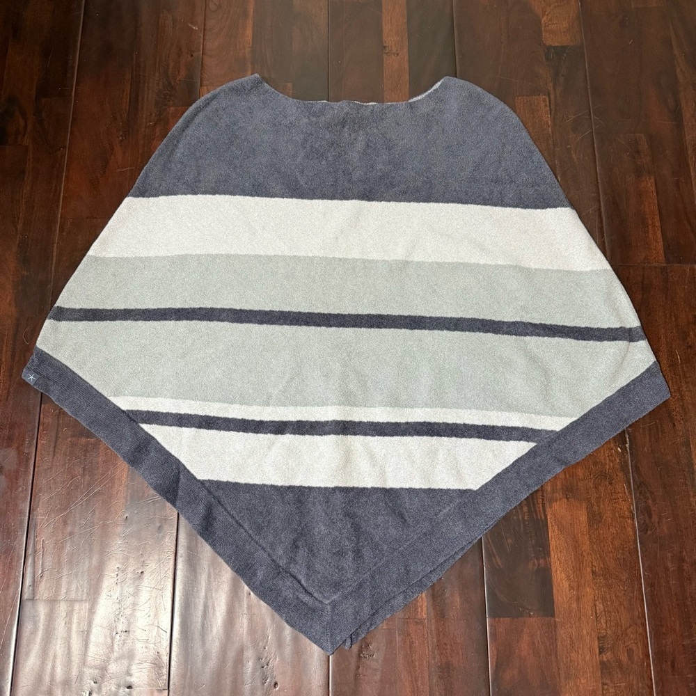 Barefoot Dreams CozyChic Ultra Lite Ocean Breeze Poncho One Size